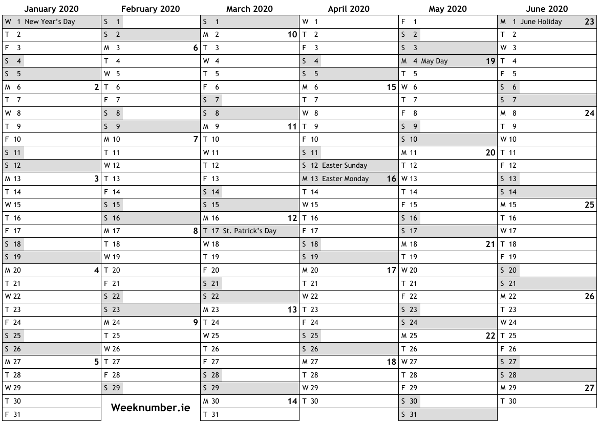 35+ Printable Monthly Calendar 2021 Ireland Background
